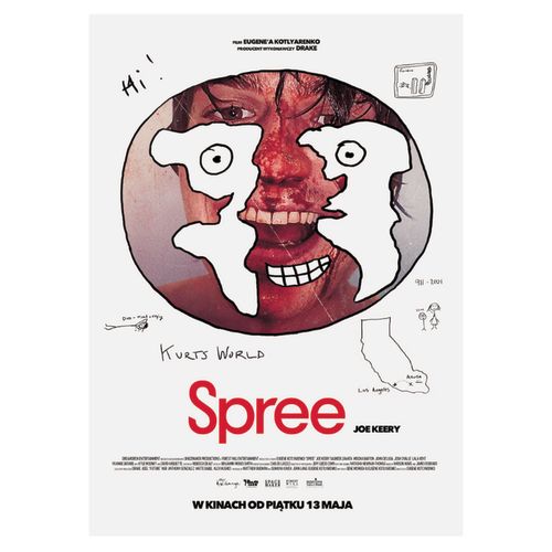 Artystyczny plakat do filmu „Spree”